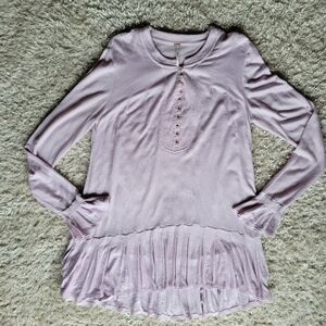 Free people swing tunic size small lilac purple